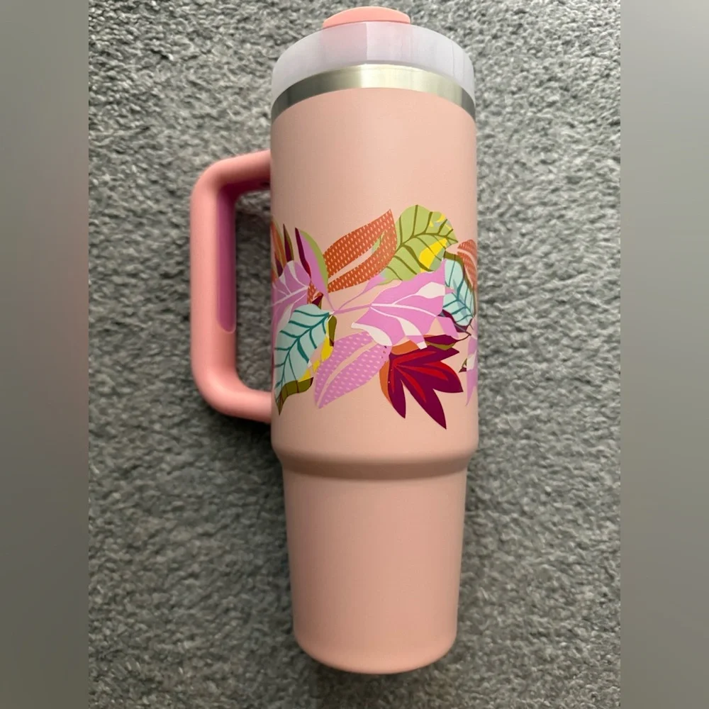 Stanley Pink Floral Insulated Mug - Picture 2 of 5